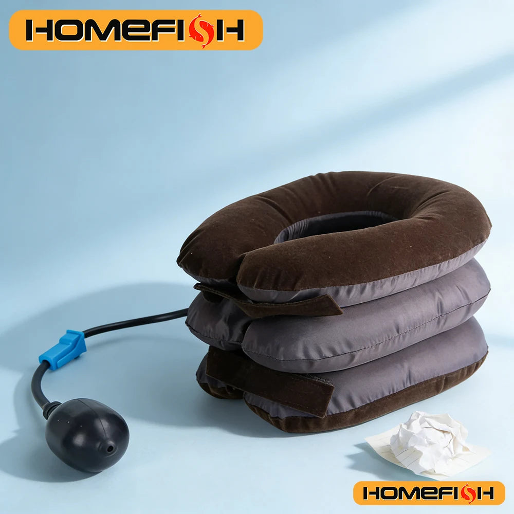 Estirador Cervical Inflable De Tracción Para Cuello