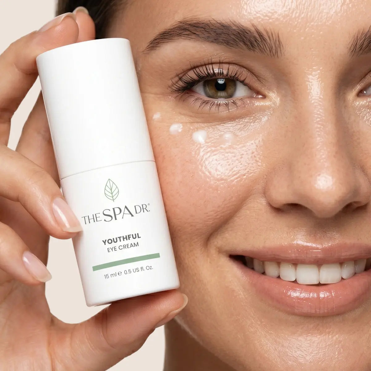The Spa Dr.® YOUTHFUL Eye Cream | under Eye Brightening Gel for Dark Circles, Puffiness, Fine Lines & Wrinkles | Anti-Aging Eye Treatment with Hyaluronic Acid, Peptides & Caffeine | Hydrating Firming Depuffing Skin Care | All Skin Types